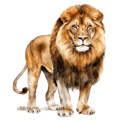 Lion Clip Art Free Watercolor Lion Clip Art, Watercolor, Hand Drawn,