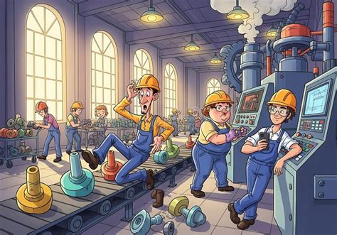 Assembly Line Cartoon 的图像结果