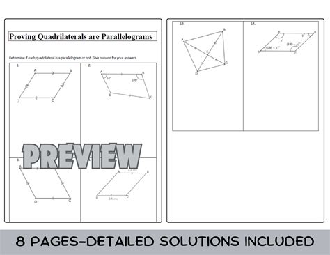 Quadrilaterals And Parallelograms Classifying Quadrilaterals In