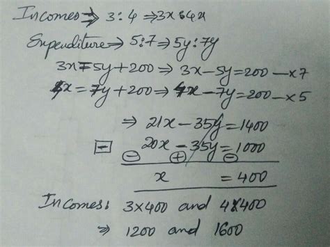 the ratio of the incomes of chetan and dinesh is 3:4. the ratio of ...