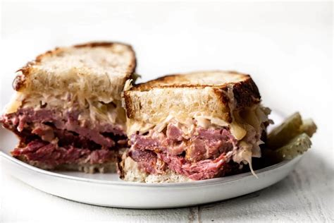 Slow Cooker Corned Beef Reuben Sandwiches Recipe | FishAndMeat