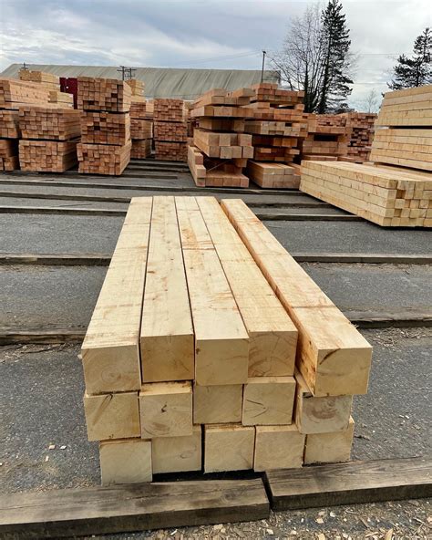 8x8 Rough Green Appearance Timber - Kermode Forest Products