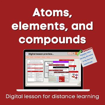 Image result for Free Science Lessons Atoms Elements and Compounds