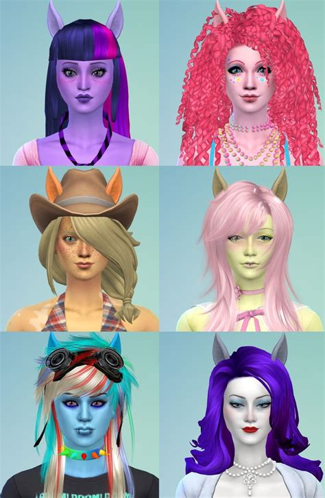 Sims 4 MLP Mod 的图像结果