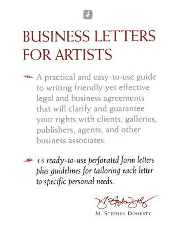 Buy Business Letters for Artists Book Online at Low Prices in India ...