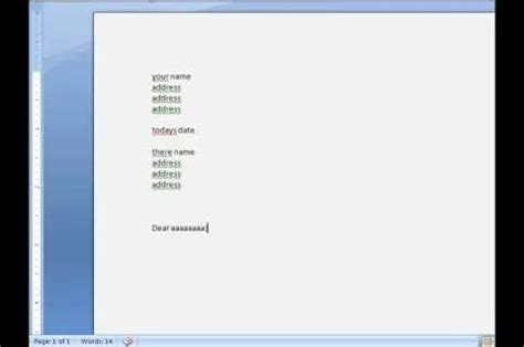 Using Wizard Design a Professional Letter Using Window 2007 的图像结果