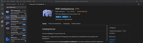 PHP Visual Studio Code Extensions 的图像结果