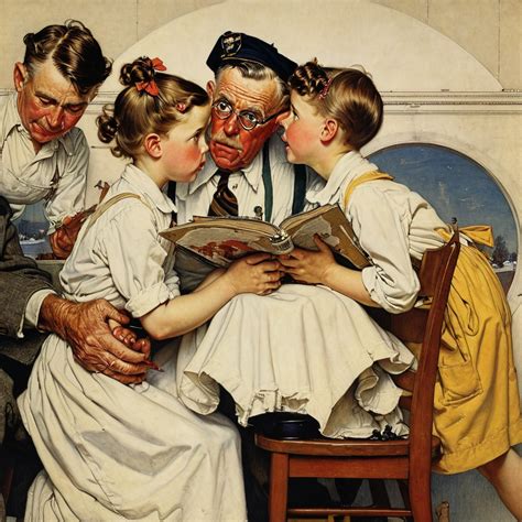 Norman Rockwell Painting Style | Stable Diffusion Online