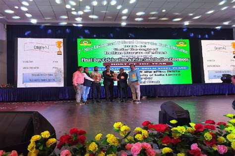 Bajrang Mines received two awards in closing ceremony of 7th MEMC week