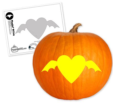 Bat Pumpkin Stencil