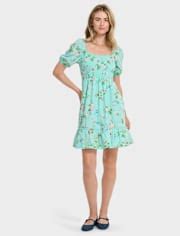 Womens Mommy And Me Short Sleeve Floral Tiered Dress - Spring ...