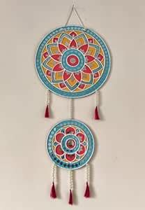 Rema Fabtex Art - Lippan Art Mud Mirror Wall Decor Handmade Wall Art ...