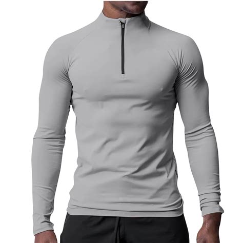 HBYJLZYG Mens Sun Protection Shirts Long Sleeve Rash Guard SPF Shirts ...