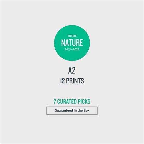 A2 NATURE Box - 10 Prints - Kulture Shop