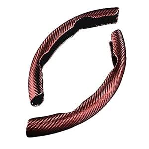 New Carbon Fiber ABS Texture Steering Wheel Grip Cover for Carens ...