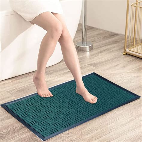 Buy Mats Avenue® Polypropylene Rubber Large Door and Floor Mat Green ...