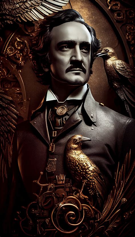 ArtStation - Edgar Allan Poe - AI-generated art