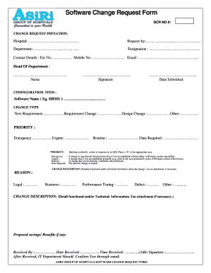 Change Request Form Software - Fill Online, Printable, Fillable, Blank ...