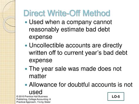 Direct Write Off vs Allowance Method 的图像结果