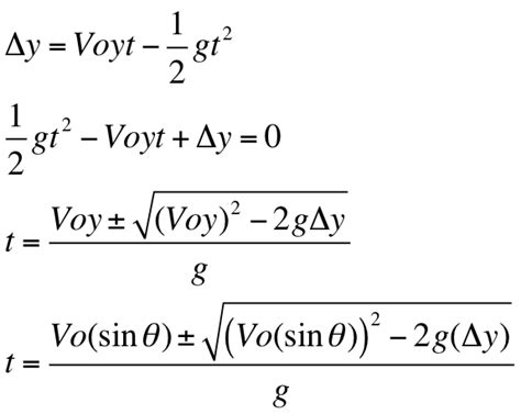 Image result for Calculus Equation for Projectile Motion
