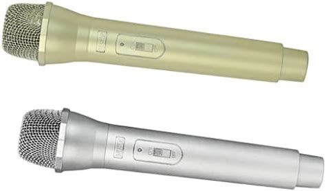 BNF® 2x Artificial PVCWireless Microphone Props Fake Mic Toy Handheld ...
