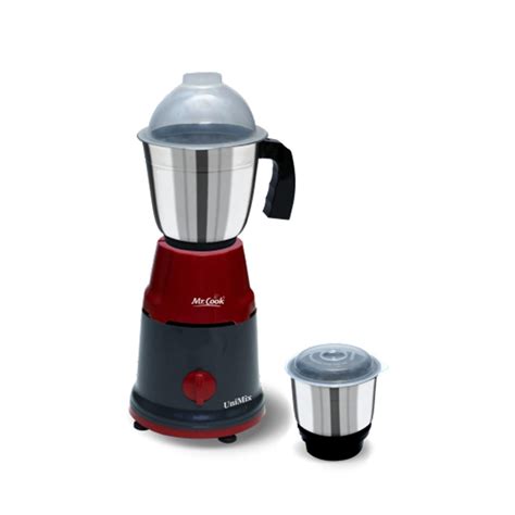 Buy MR COOK By United Metalik Unimix 500 Watt Mixer Grinder with 2 Jar ...