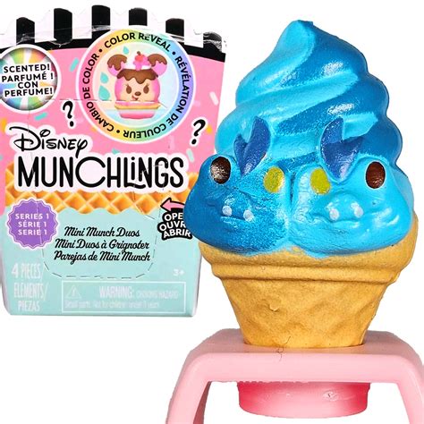 Disney Munchlings Mini Munch Series 1 - Flotsam & Jetsam (RARE) Blue R – Mini Mysterys