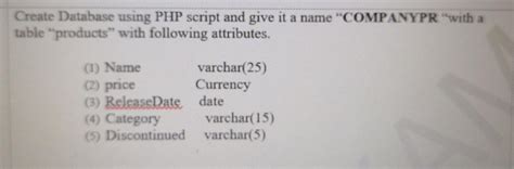 Image result for PHP Code for Create DB