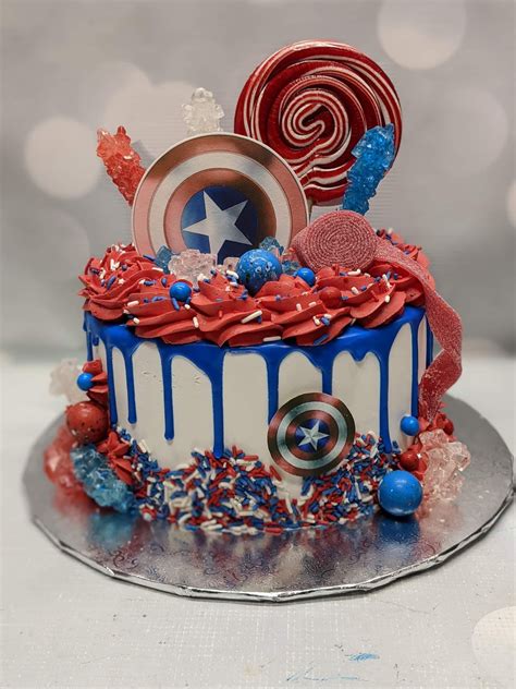 Captain America Gourmet Cake