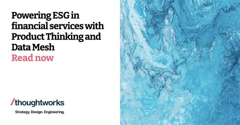 Powering sustainability and ESG in financial services with Product ...