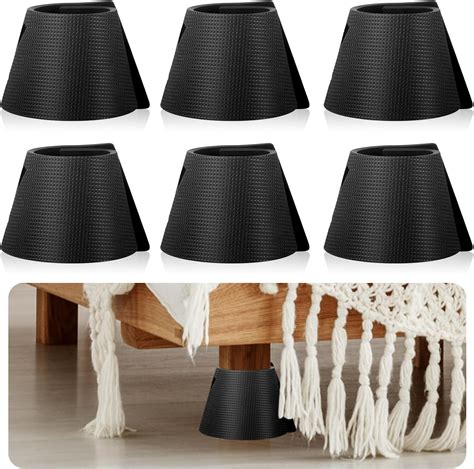 ReliThick 8 Pcs Bed Frame Leg Protectors Bed Frame Feet Covers Toe ...