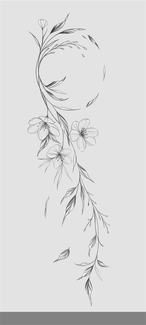 Flower Vine Tattoos, Tattoos For Women Flowers, Hip Tattoos Women, Shoulder Tattoos For Women ...