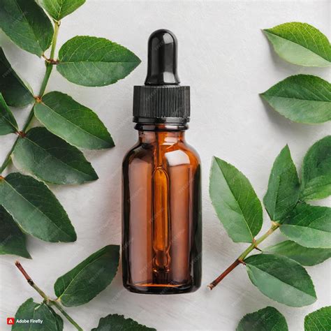 Premium Photo | Amber dropper bottle