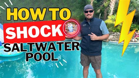 HOW TO Shock a Saltwater Pool - YouTube