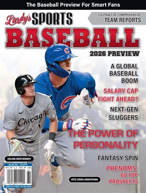 2026 Lindy's Sports Baseball Preview MLB Magazine - COVERS VARY - Etsy