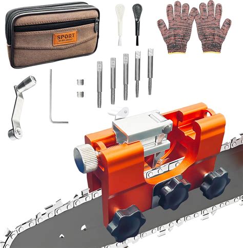 Amazon.com : Chainsaw Sharpener Jig Kit, Portable Fast Chainsaw ...