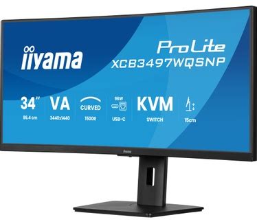 Iiyama ProLite XCB3497WQSNP-B1 Zwart: beste prijs - Tweakers
