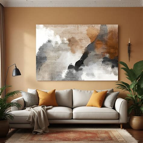 Smoke Effect Abstract Canvas Art – Minimal & Modern Wall Decor – CIPHER ...