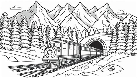 40 Train coloring pages unique (Free Printables PDF)