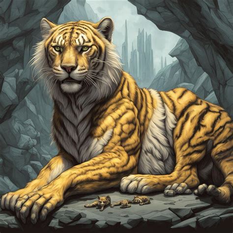 Image result for Extinct Animals Sabertooth Tiger