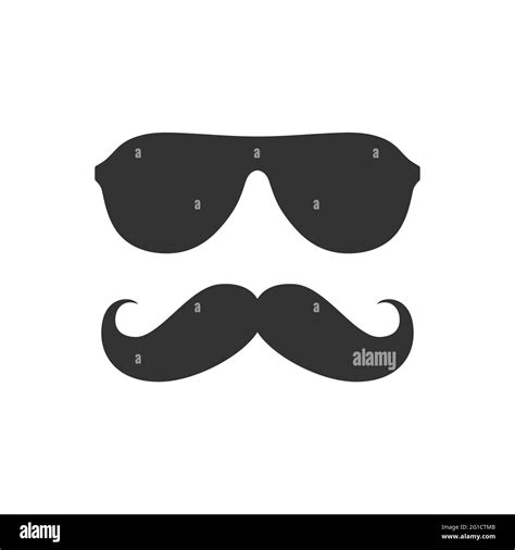 Man face with glasses and moustache hi-res stock photography and images ...
