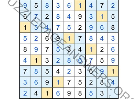 Puzzle Page Sudoku May 14 2024 Answers - Puzzle Page Answers