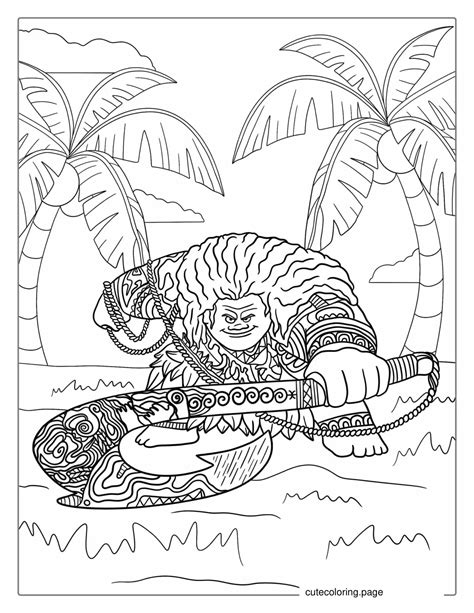 Moana Coloring Pages(39+ free printable coloring pages) | Cute Coloring ...