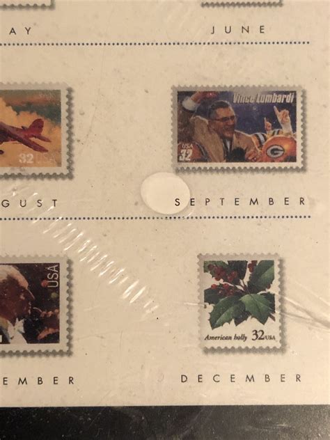 Buy Selos 1998 Calendário do USPS antecipadamente Cd Selos Serviço ...