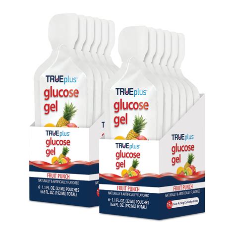 Snapklik.com : Glucose Gel Pouch, Fruit Punch Flavor, 15g Fast-Acting ...