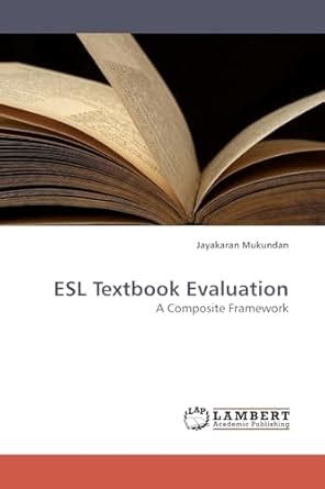 Buy ESL Textbook Evaluation Book Online at Low Prices in India | ESL ...
