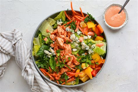 Creamy Buffalo Chicken Salad Bowl - FHS Lifestyle Magazine