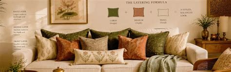 How to Layer Cushions Like an Interior Designer | MiRooh
