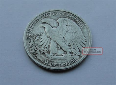 1939 S Walking Liberty Half Dollar Coin Silver, Coin