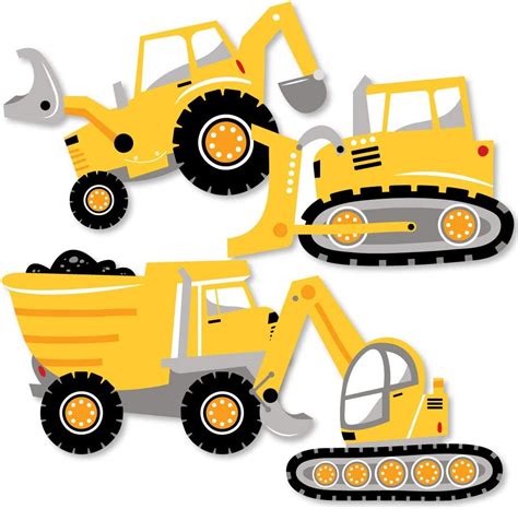 Buy Big Dot of Happiness Dig It - Construction Party Zone - Dump Truck ...